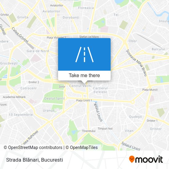 Strada Blănari map