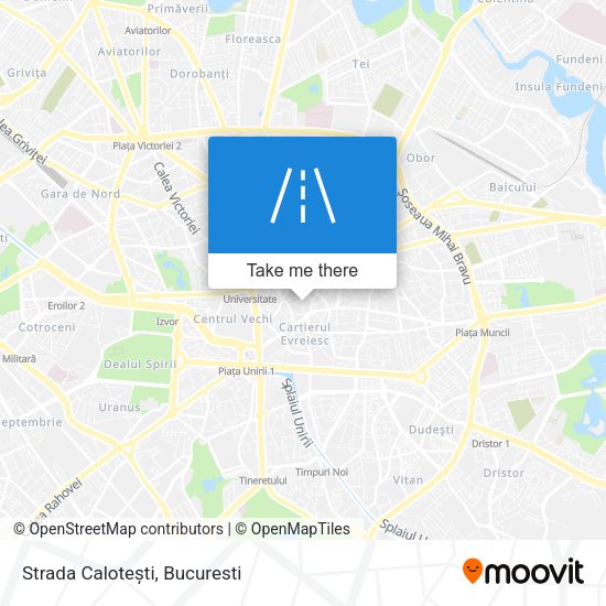 Strada Calotești map