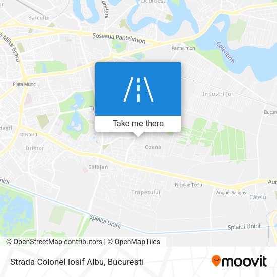 Strada Colonel Iosif Albu map
