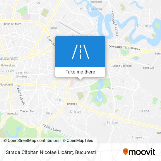 Strada Căpitan Nicolae Licăreț map