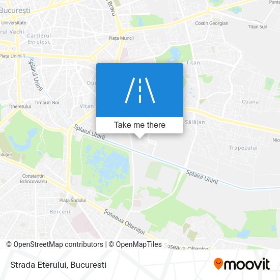 Strada Eterului map