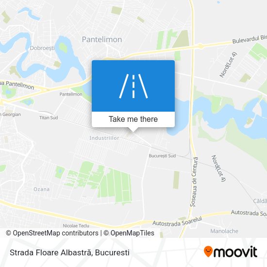 Strada Floare Albastră map