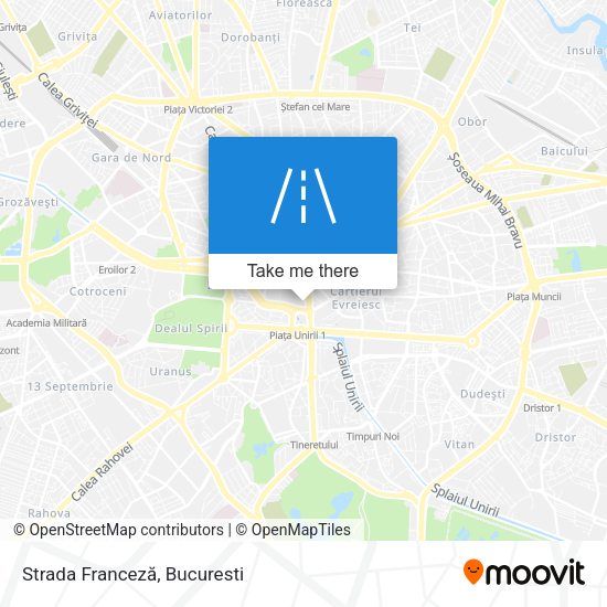 Strada Franceză map