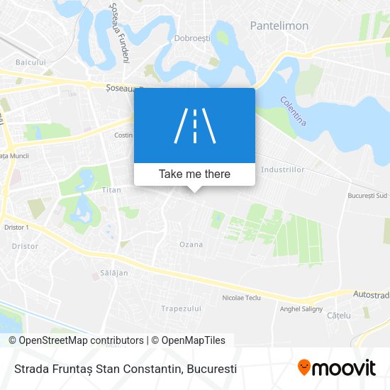 Strada Fruntaș Stan Constantin map