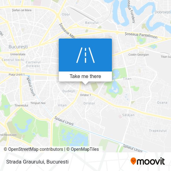 Strada Graurului map