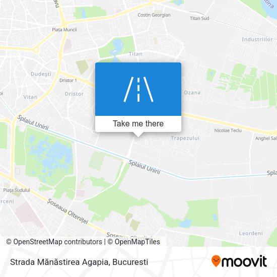 Strada Mănăstirea Agapia map