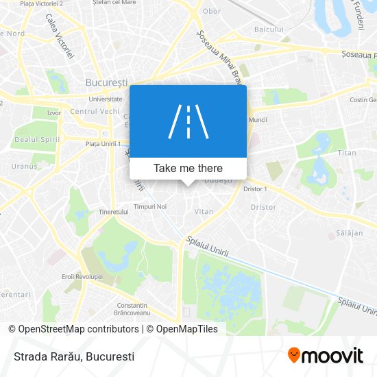 Strada Rarău map