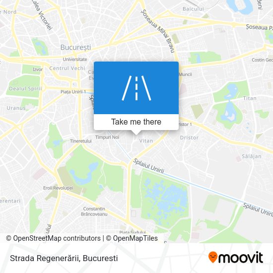 Strada Regenerării map