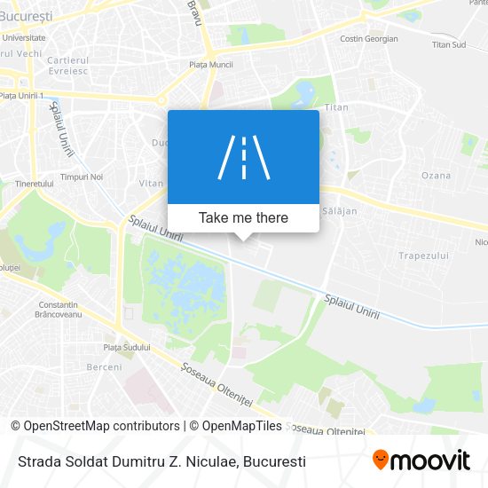 Strada Soldat Dumitru Z. Niculae map