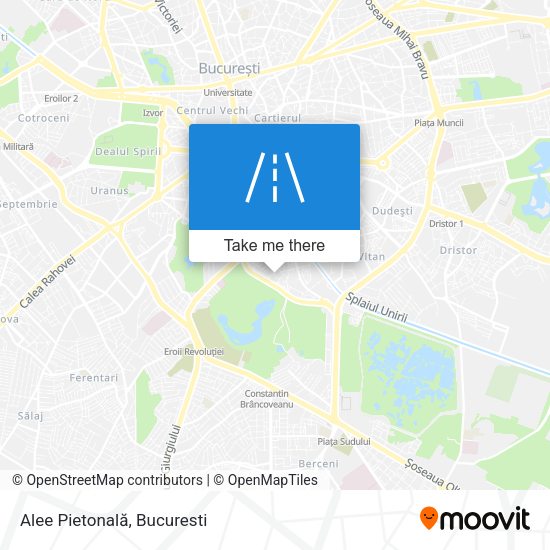 Alee Pietonală map