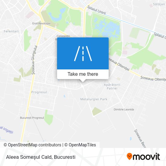 Aleea Someșul Cald map