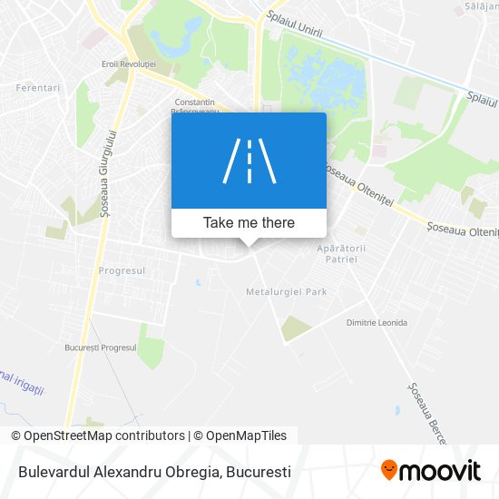 Bulevardul Alexandru Obregia map