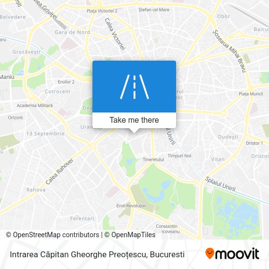 Intrarea Căpitan Gheorghe Preoțescu map