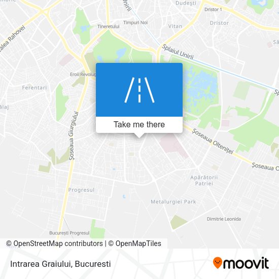 Intrarea Graiului map