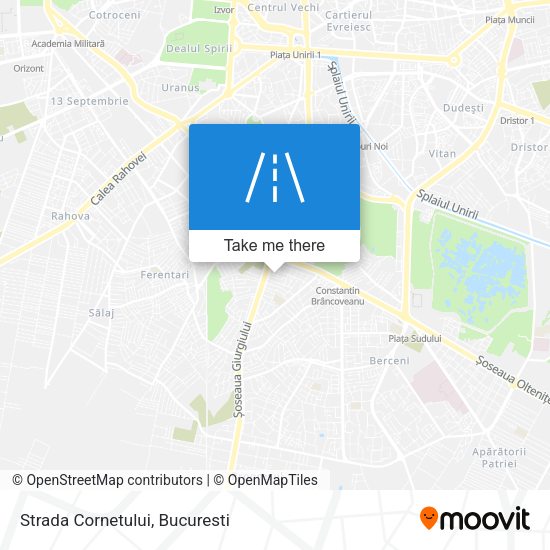 Strada Cornetului map