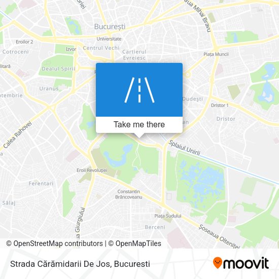 Strada Cărămidarii De Jos map