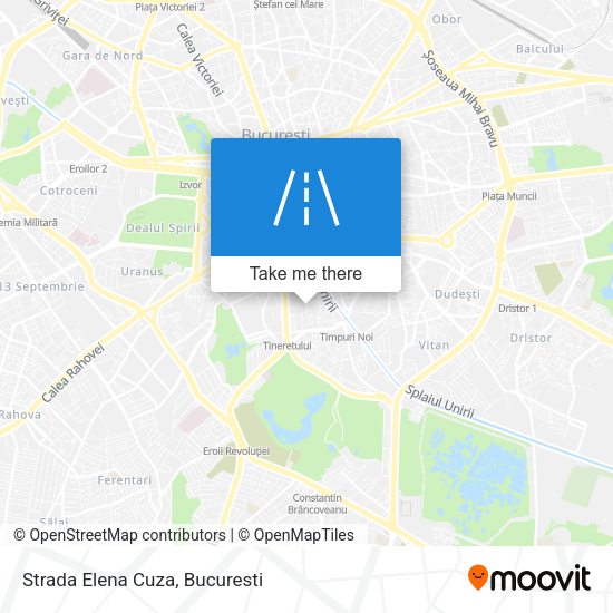 Strada Elena Cuza map