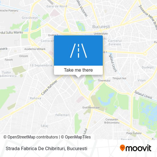 Strada Fabrica De Chibrituri map