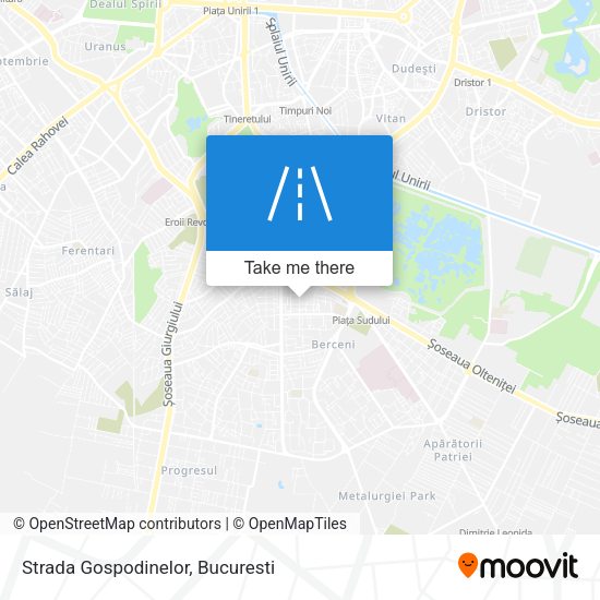 Strada Gospodinelor map