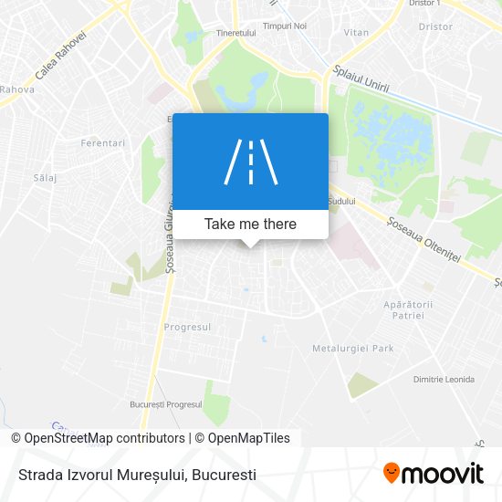 Strada Izvorul Mureșului map