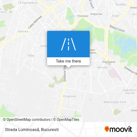 Strada Luminoasă map