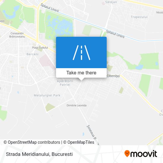 Strada Meridianului map