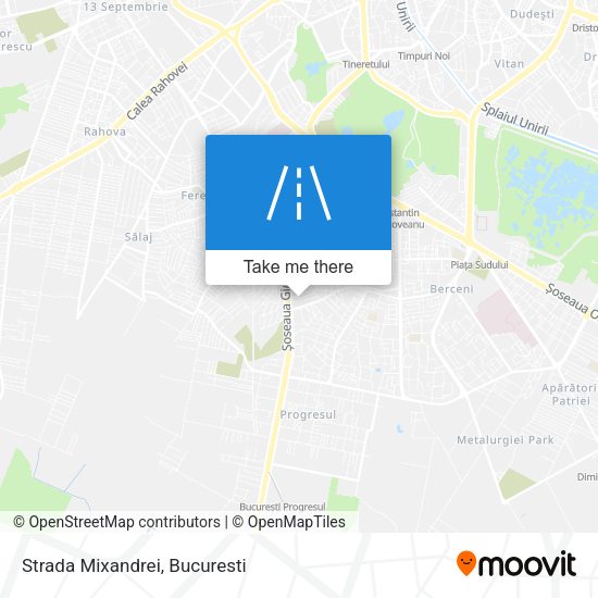 Strada Mixandrei map
