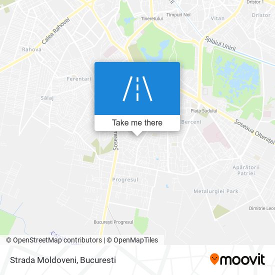 Strada Moldoveni map