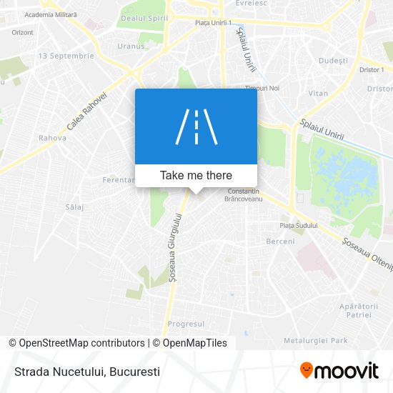 Strada Nucetului map