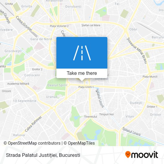 Strada Palatul Justiției map