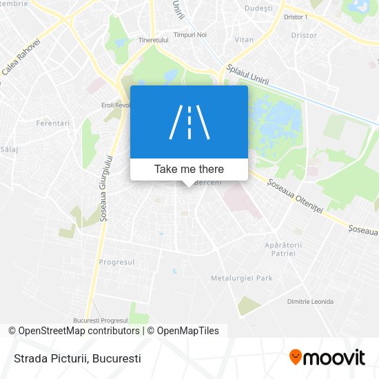 Strada Picturii map