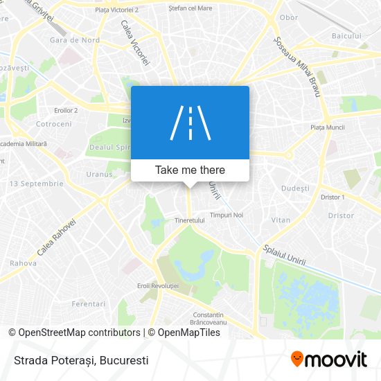 Strada Poterași map