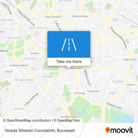 Strada Silvestri Constantin map