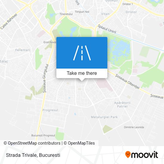 Strada Trivale map