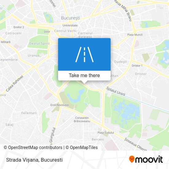 Strada Vișana map