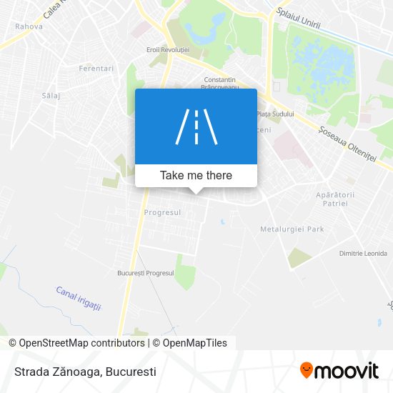 Strada Zănoaga map