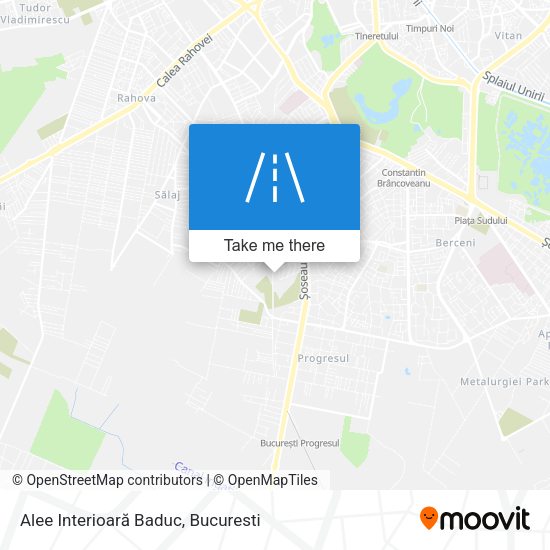 Alee Interioară Baduc map