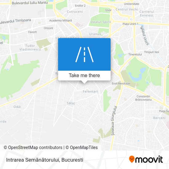 Intrarea Semănătorului map