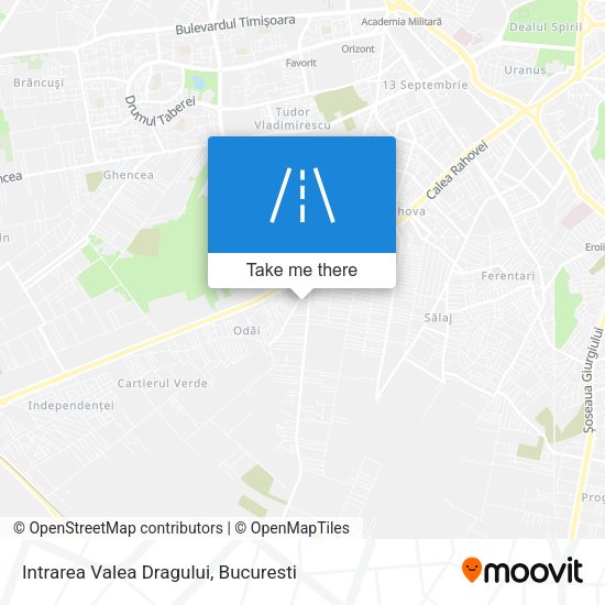 Intrarea Valea Dragului map