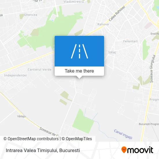 Intrarea Valea Timișului map