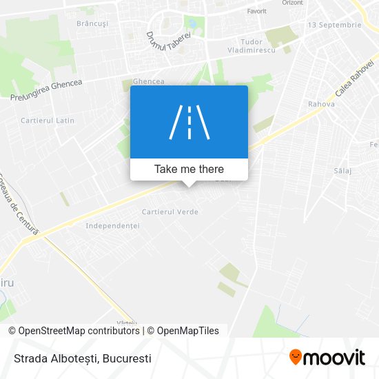 Strada Albotești map