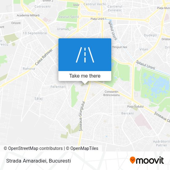 Strada Amaradiei map