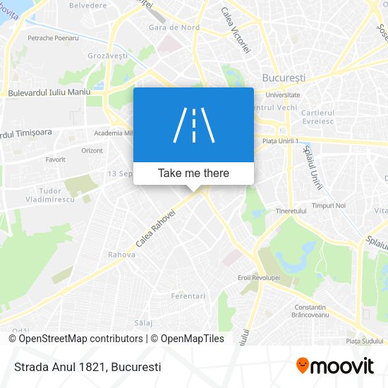 Strada Anul 1821 map