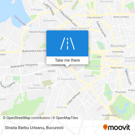 Strada Barbu Urleanu map