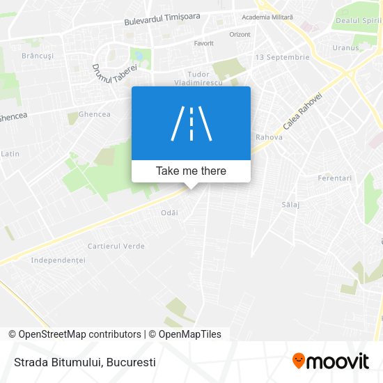 Strada Bitumului map