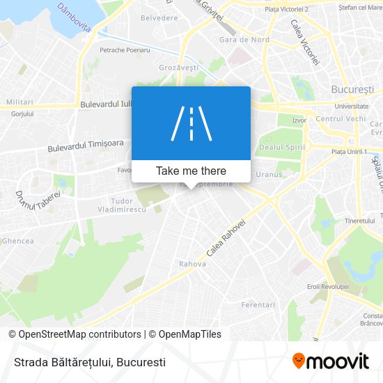 Strada Băltărețului map