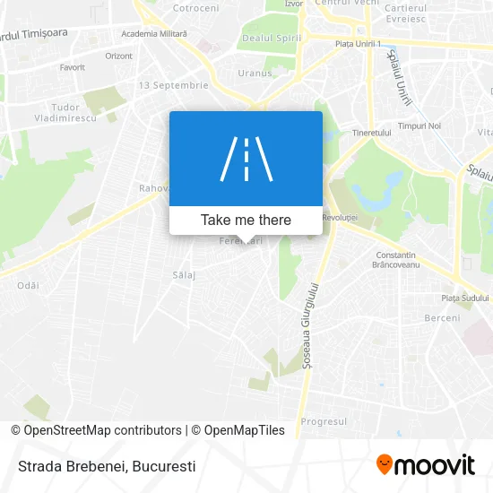 Strada Brebenei map