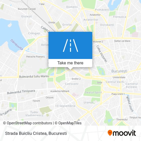 Strada Buicliu Cristea map