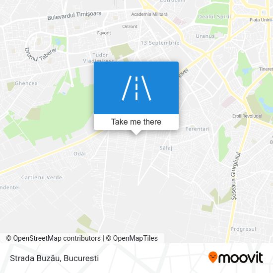 Strada Buzău map