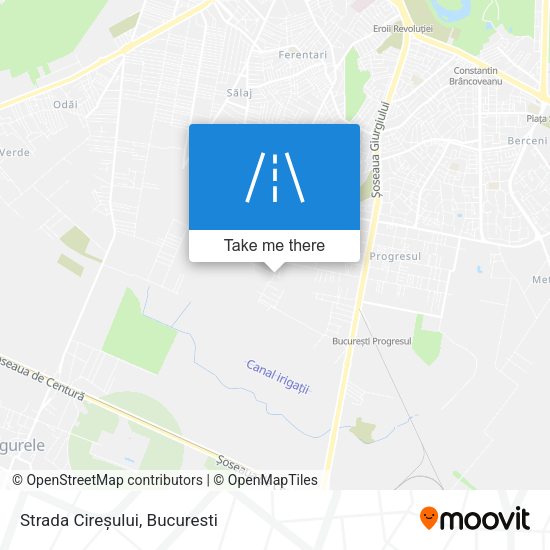 Strada Cireșului map